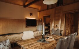 Entspannung pur im urigen Ferienhaus mit Sauna in Schotten - Oberwald Chalets Hessen