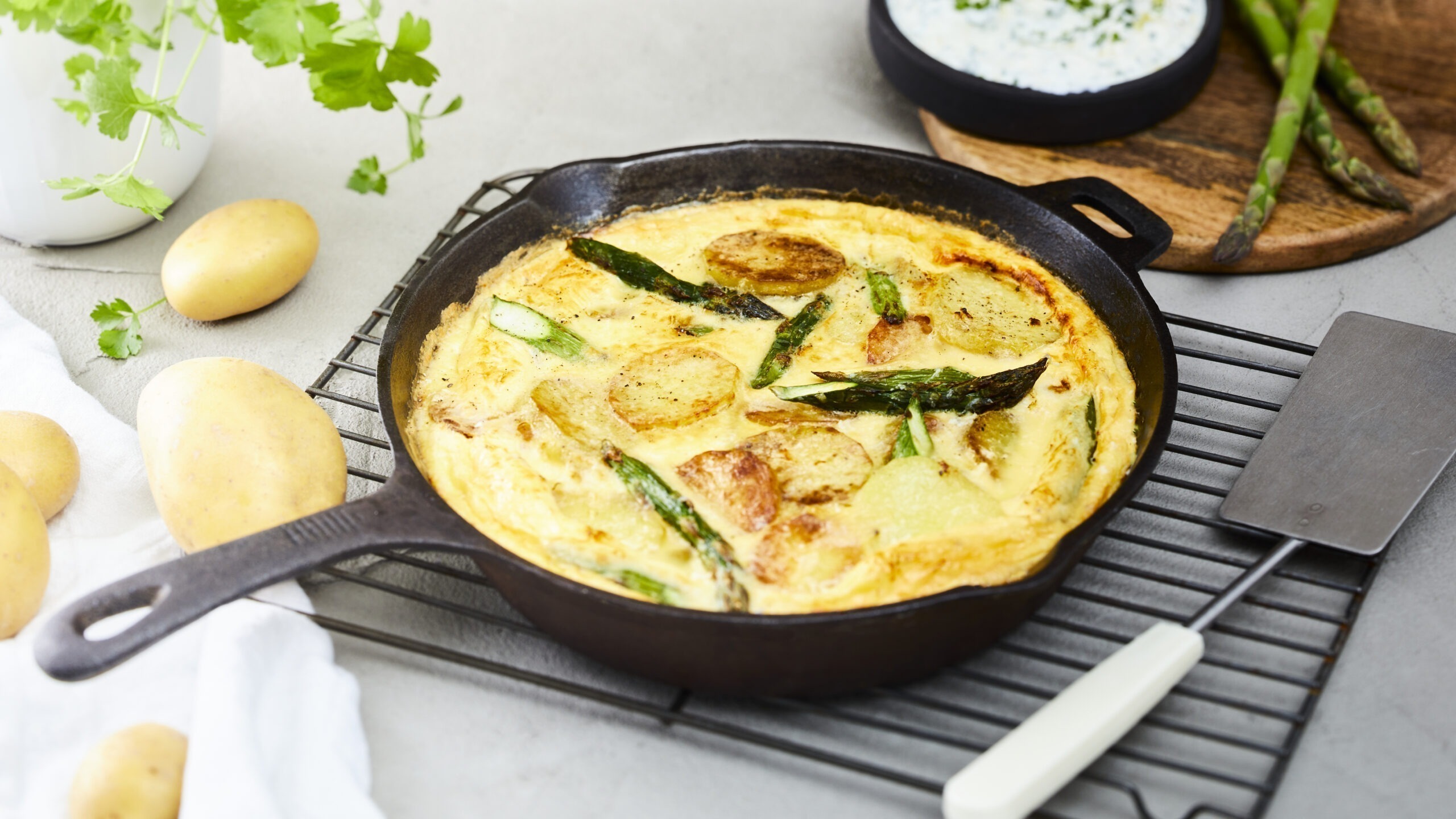 Tortilla mit Spargel Rezept