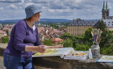 Einladung zur Ausstellung der »Oberfränkischen Malertage«