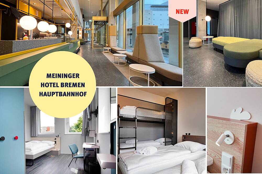 MEININGER Hotels eröffnet Haus in Bremen: Ein Neubaukomplex in der Bahnhofsvorstadt erwacht zum Leben