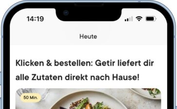 Kitchen Stories liefert die Rezepte, Getir die Zutaten - mit einem Klick in Minutenschnelle nach Hause