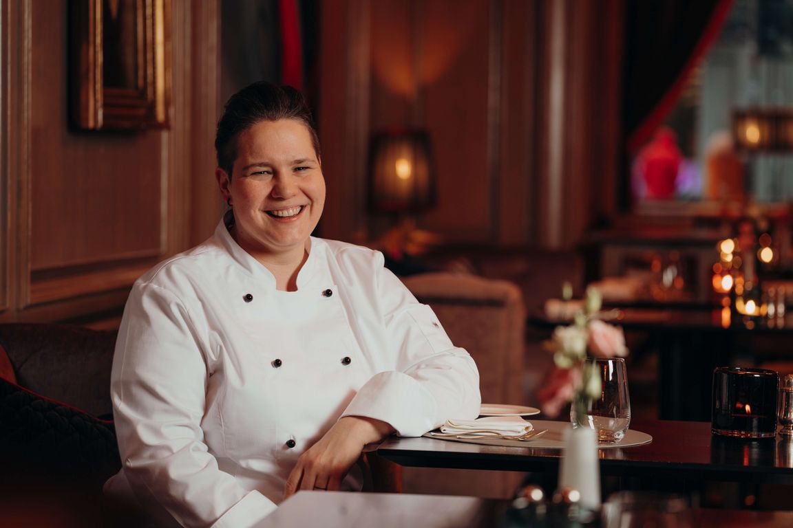 Lena König neue Küchenchefin im Charlotte & Fritz im Regent Berlin. © Florian Kroll