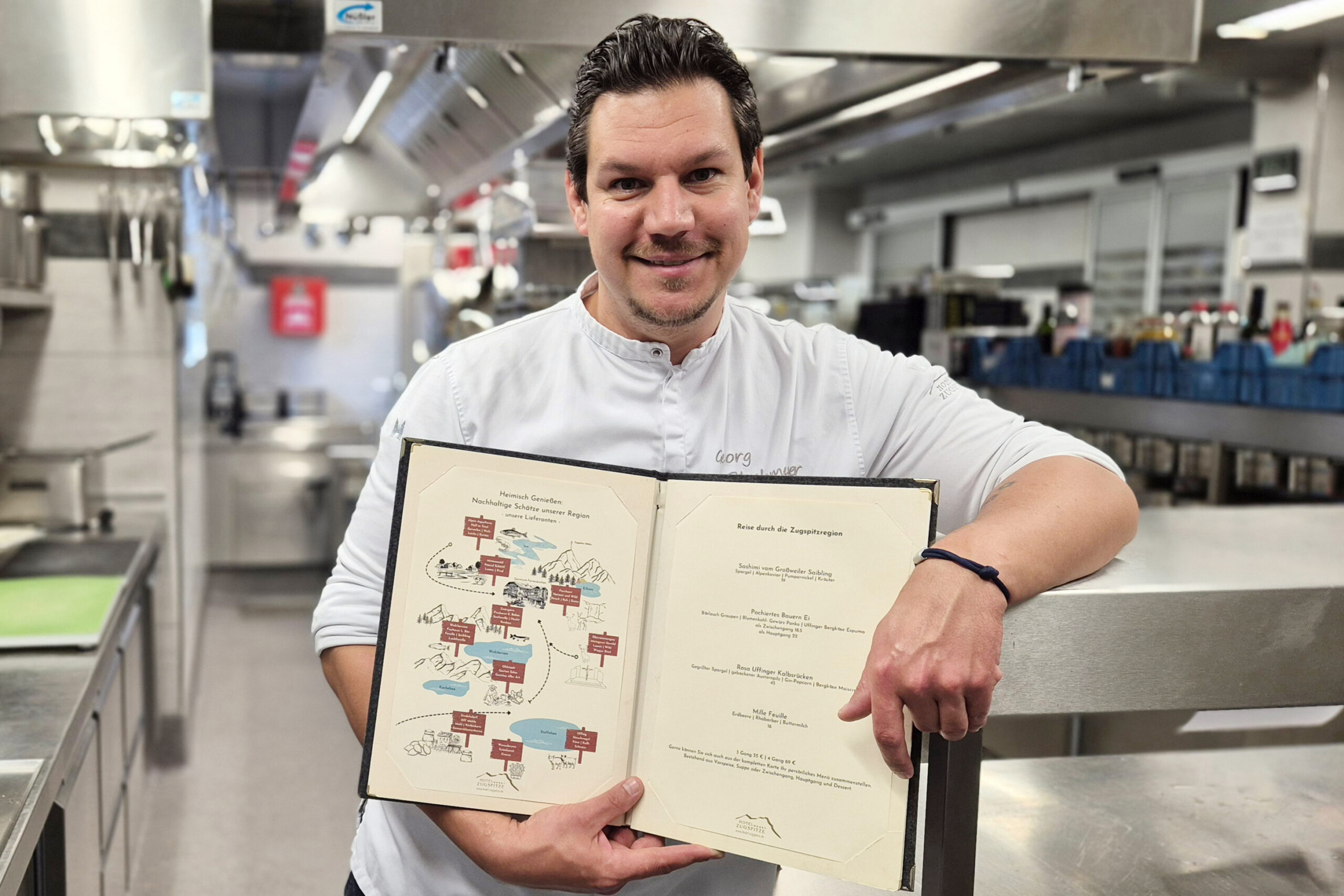 Hotel Zugspitze: Küchenchef Georg Strohmeyer „Regionalität wird sichtbar“ ©Hotel Zugspitze
