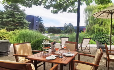 Die Lanson Champagner Terrasse im The Ritz-Carlton, Wolfsburg, Bildrechte Marriott International