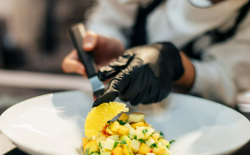 Gourmetküche auf dem Schiff