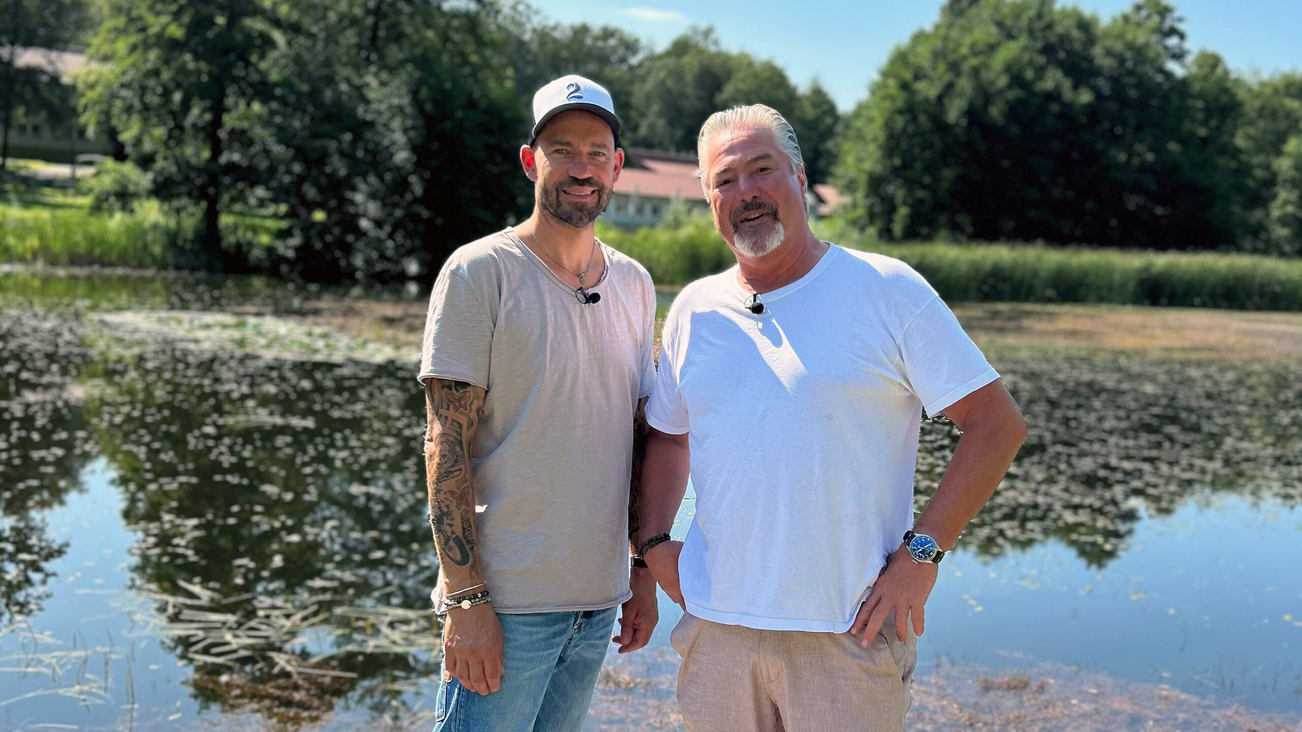 Die Kochprofis Andi Schweiger (li.) und Frank Oehler