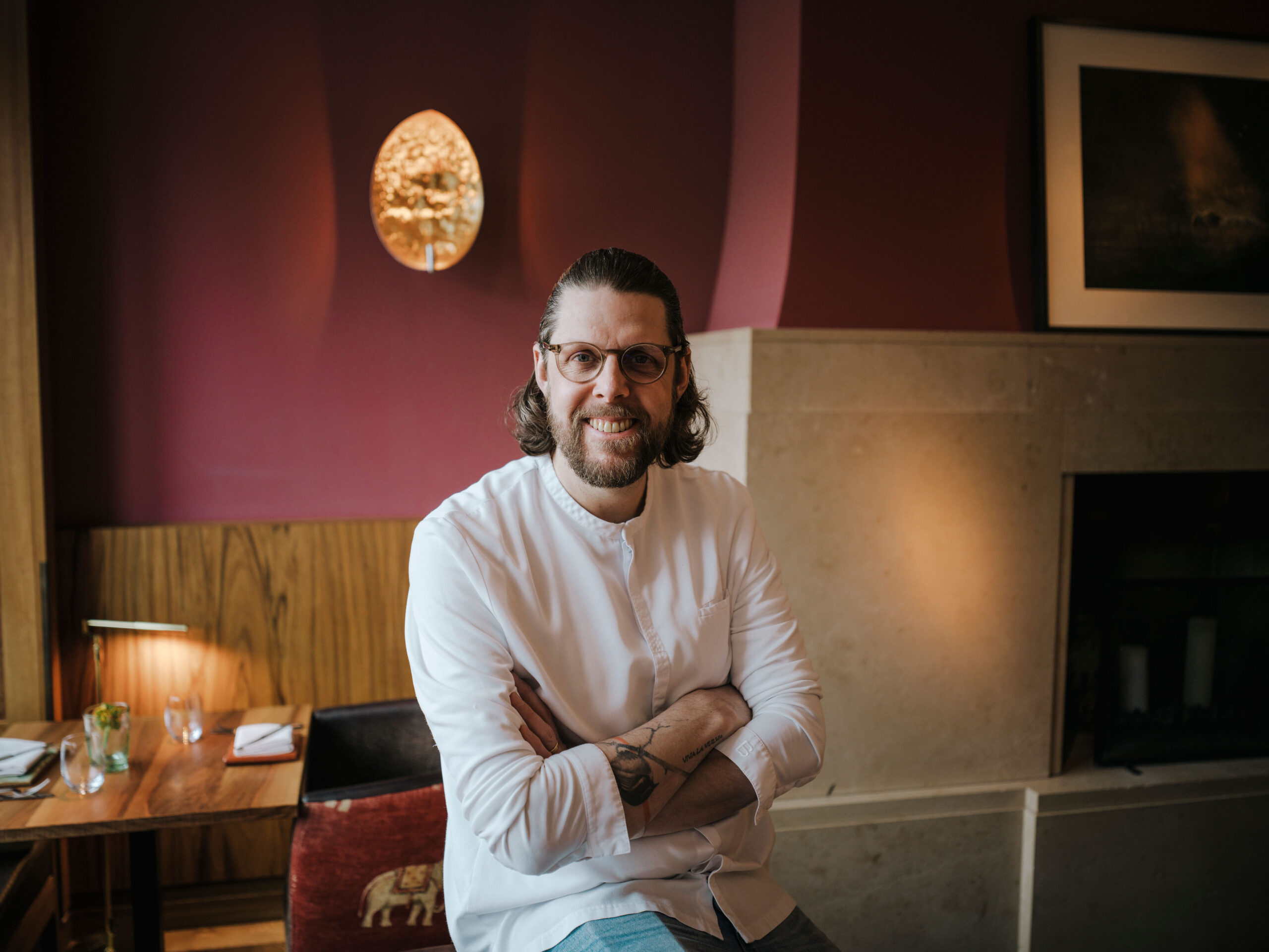 Philipp Vogel vom «Orania.Berlin» kocht vom 5. – 9. November 2024 im Park Hotel Vitznau in der Schweiz. Foto: Mario Heller