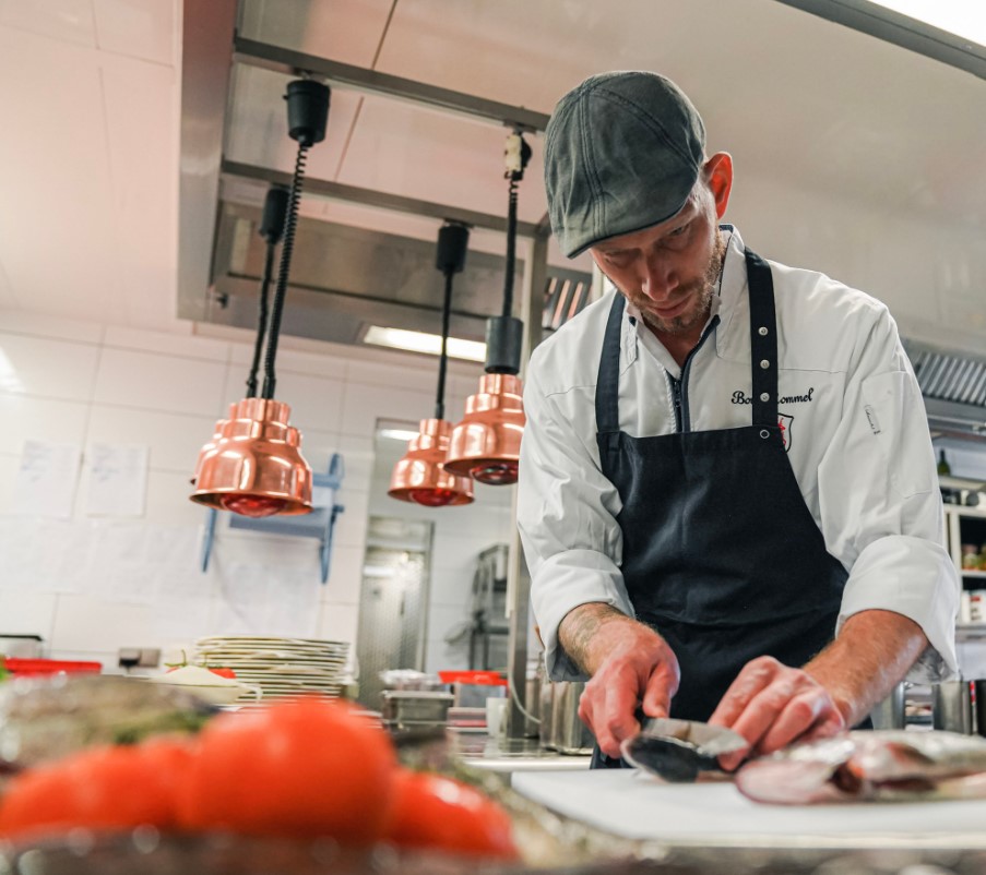 Boris Rommel, Küchenchef im Wald & Schlosshotel