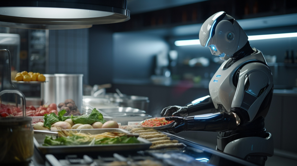 KI-Roboter die Zukunft der Systemgastronomie