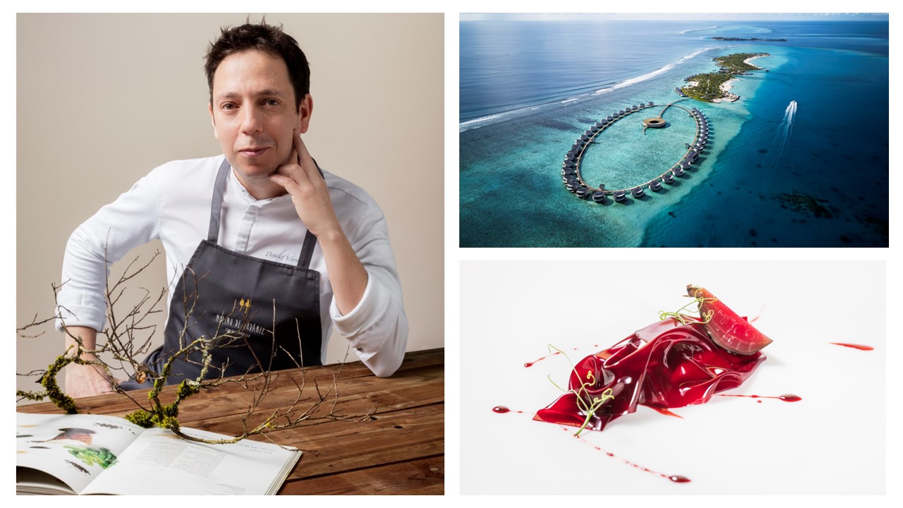 Collage aus_©El Molino de Urdániz_©The Ritz-Carlton Maldives_Fari Islands