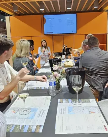 Wine Paris 2025 Gemeinschaftsstand deutscher Aussteller, finanziert durch das BMEL