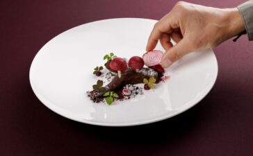 Kreationen im Gourmetrestaurant Aubergine