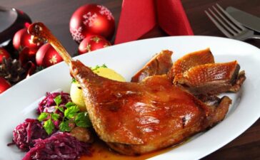 Gänsebraten zu Weihnachten