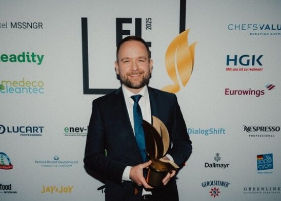 Klüh Catering gewinnt GREEN MONARCH Award 2025