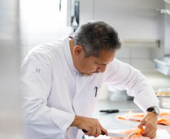 Küchenchef Miguel Sattler