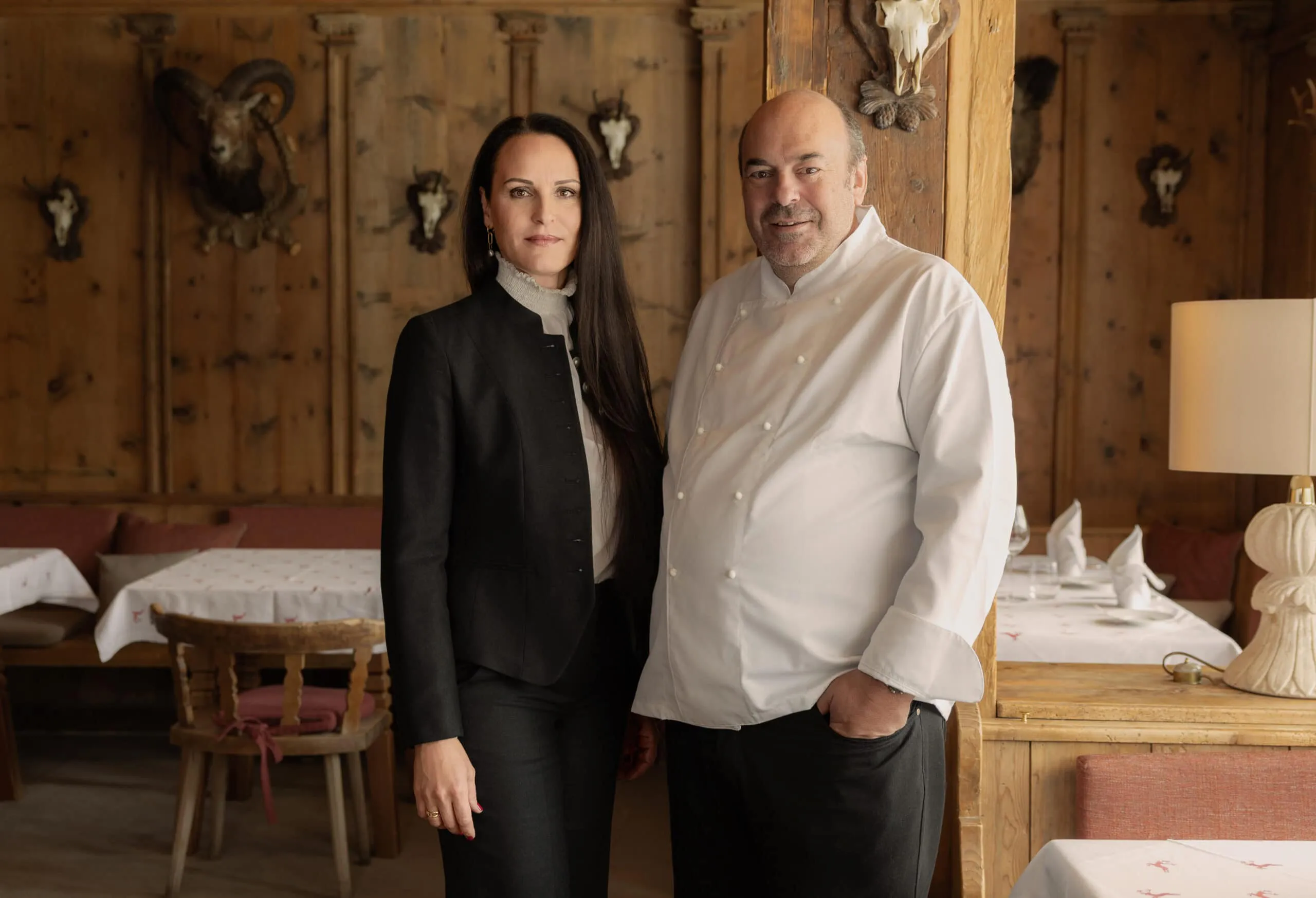 General Managerin Eva Herrmann und Küchenleiter Frédéric Kempf